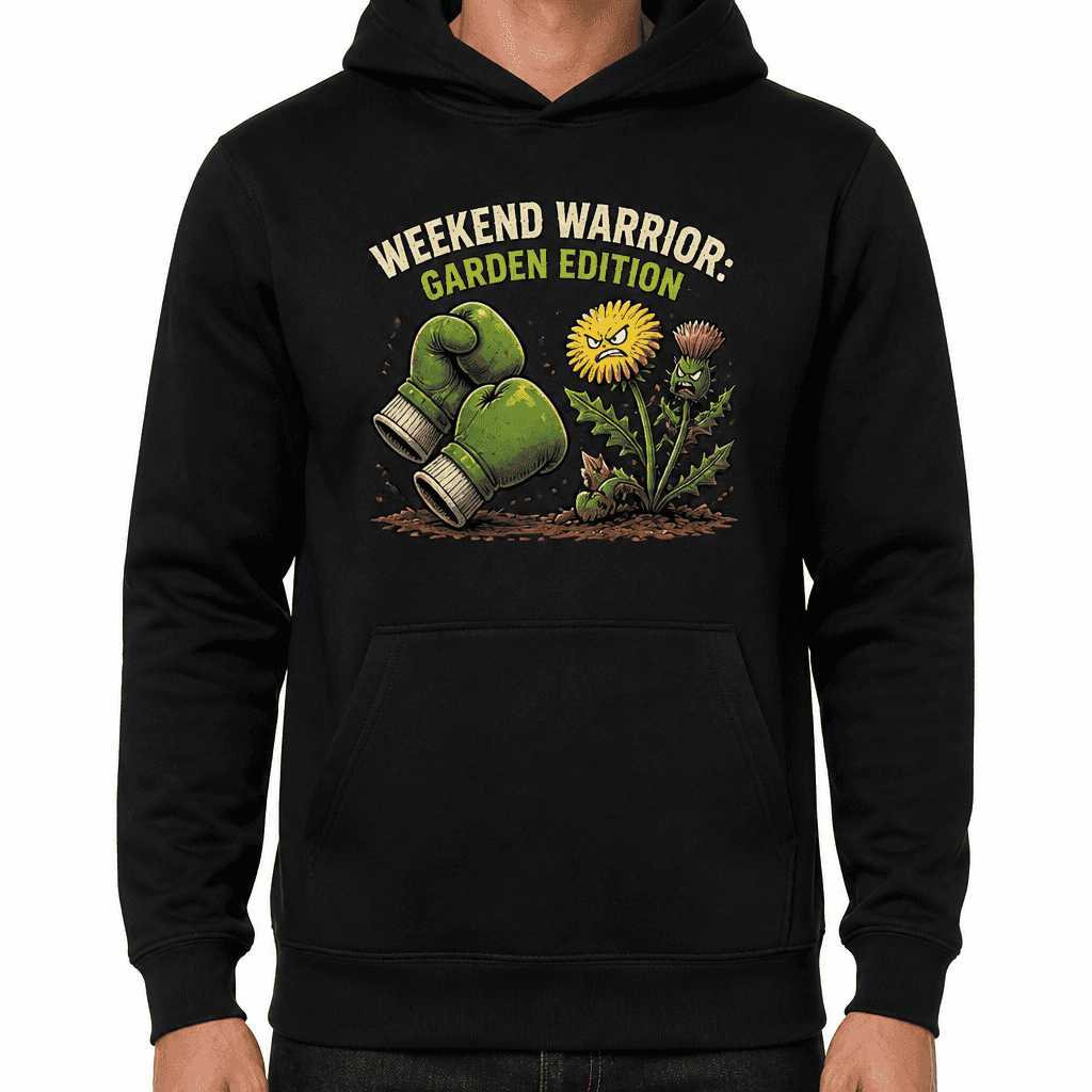 Funny Gardener Hoodie - Weekend warrior: garden edition