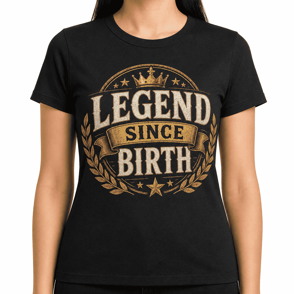 Funny Birthday T-Shirt - Legend since birth