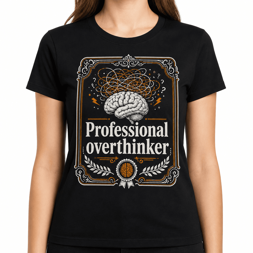Funny Overthinking T-Shirt - Professional overthinker