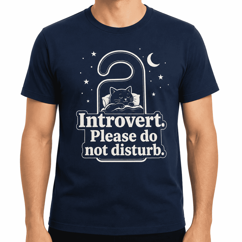 Funny Introvert T-Shirt - Introvert. Please do not disturb.