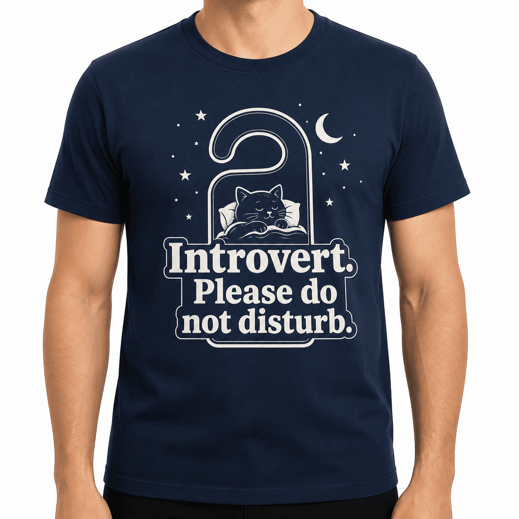Funny Introvert T-Shirt - Introvert. Please do not disturb.