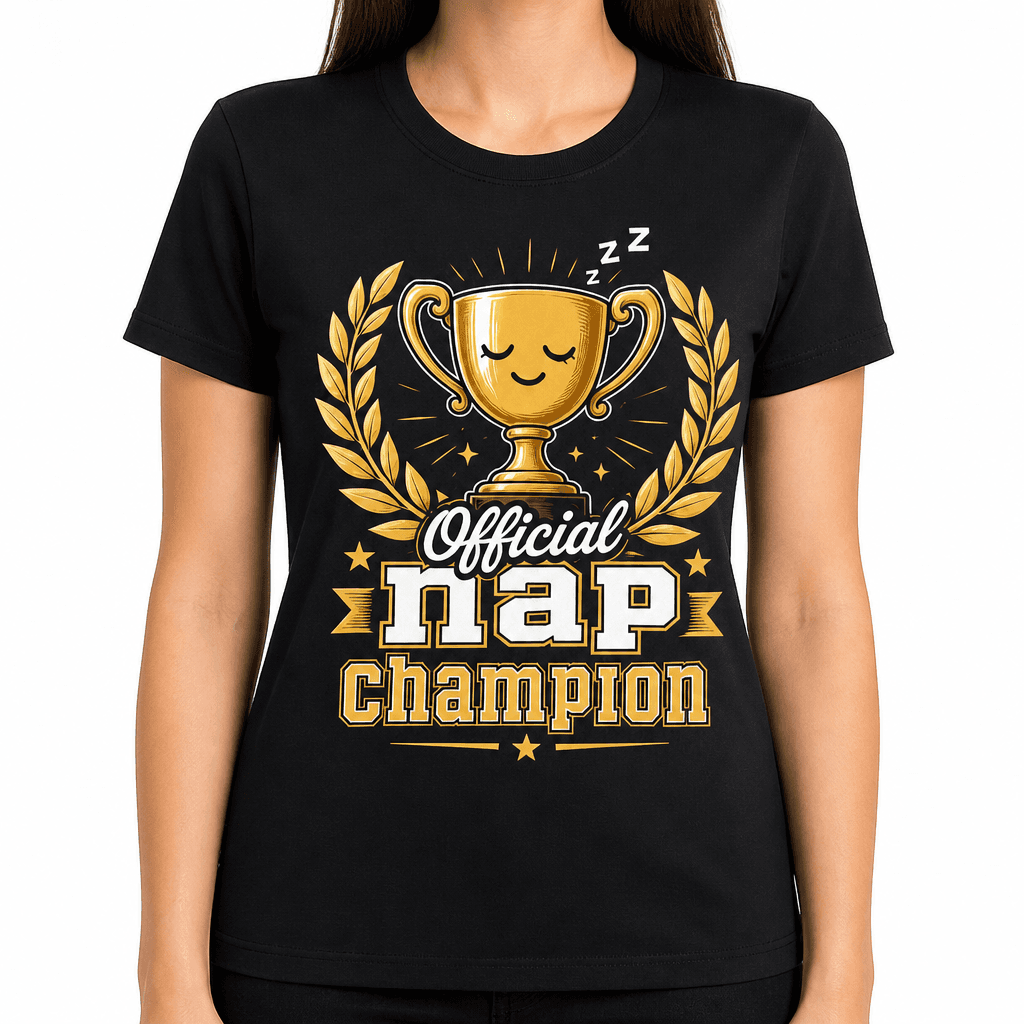 Funny Nap T-Shirt - Official nap champion