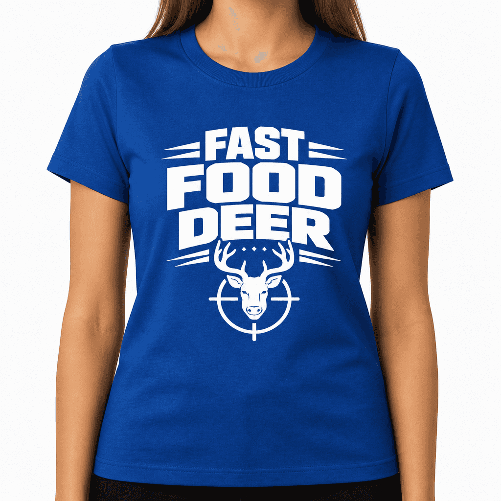 Funny T-Shirt for Hunters – Fast Food Deer
