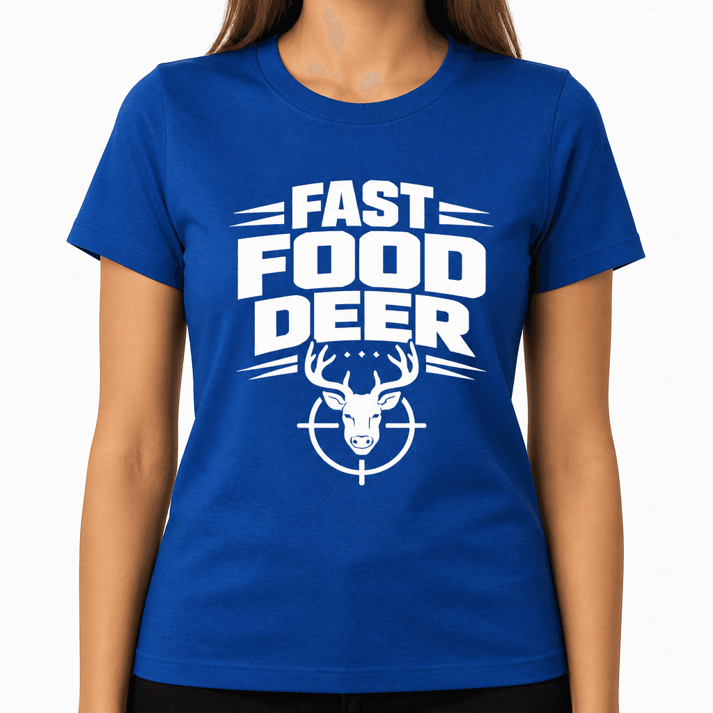 Funny T-Shirt for Hunters – Fast Food Deer