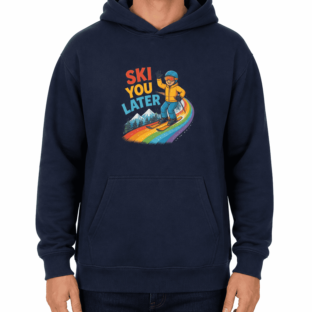 Funny Ski Hoodie - Ski you later