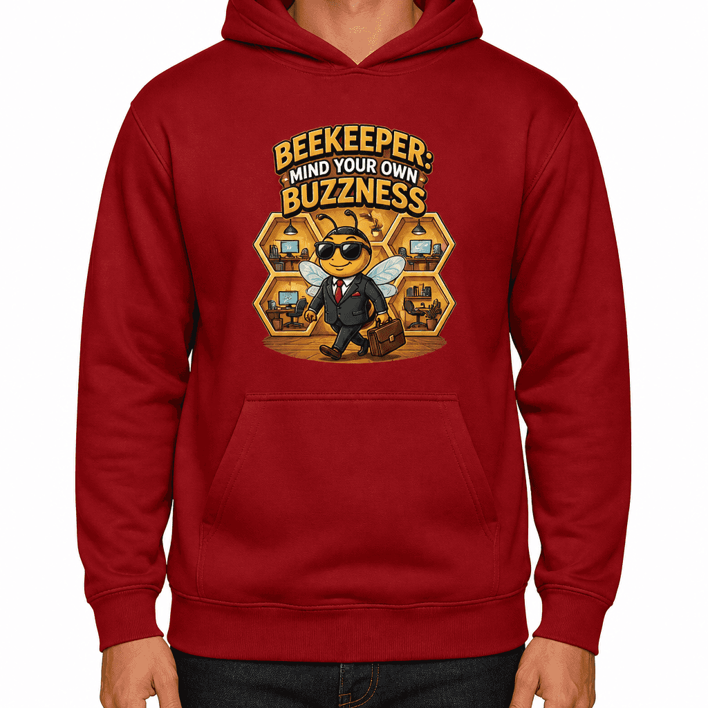 Funny Beekeeper Hoodie - Beekeeper: mind your own buzzness