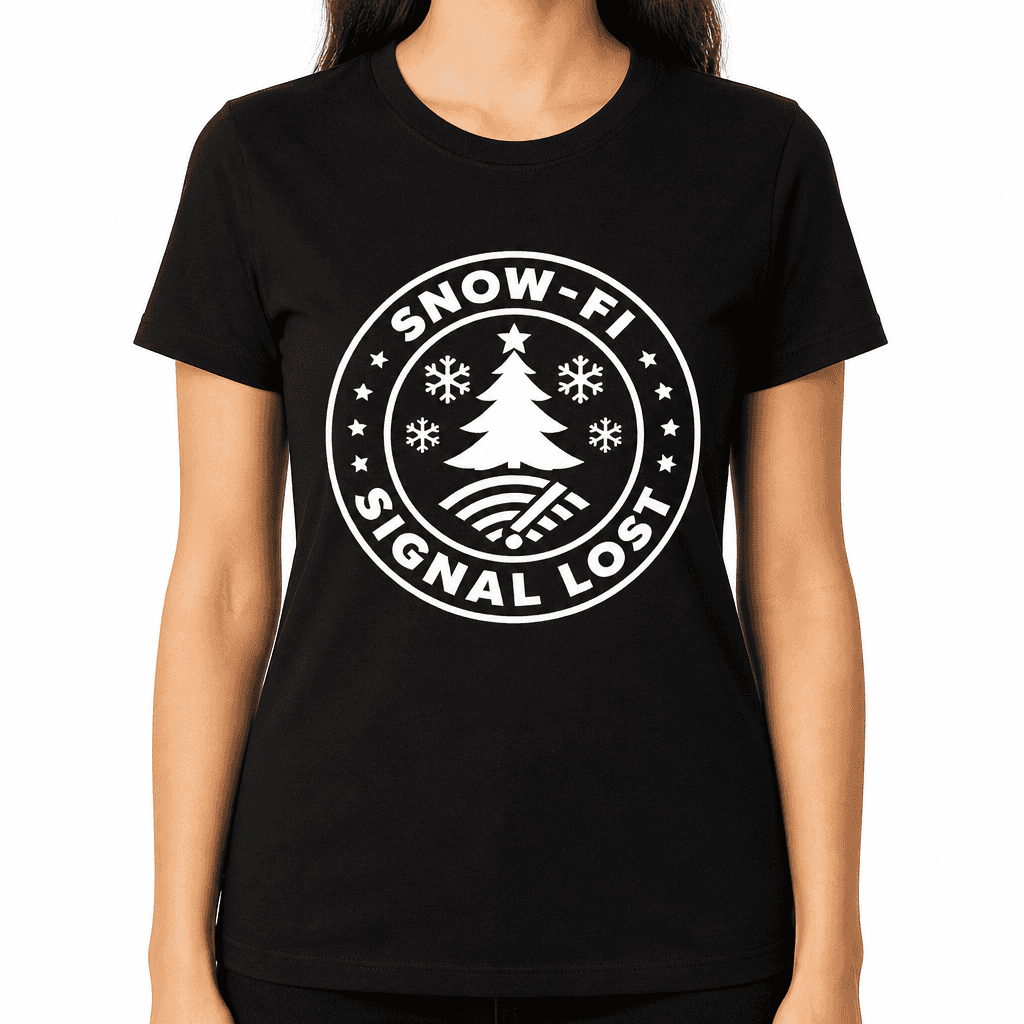 Funny Christmas T-Shirt β Snow-Fi Signal Lost