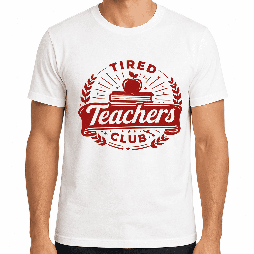 Funny T-Shirt for Teachers – Tired Teachers Club