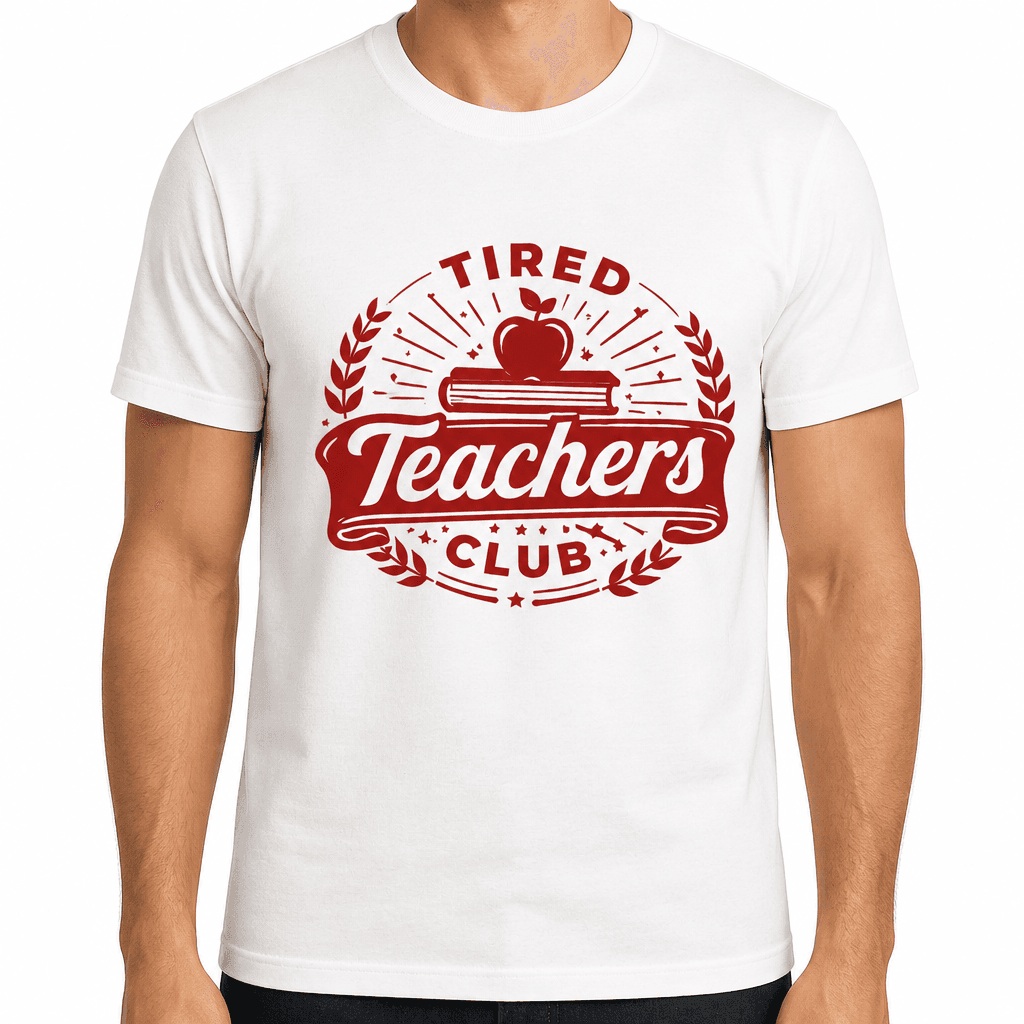 Funny T-Shirt for Teachers – Tired Teachers Club