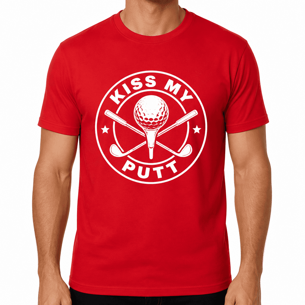 Funny T-Shirt for Golfers – Kiss My Putt