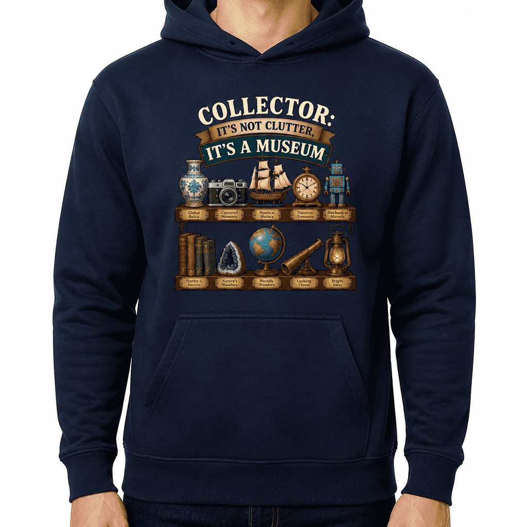 Funny Collector Hoodie - Collector: It's not clutter, it's a museum
