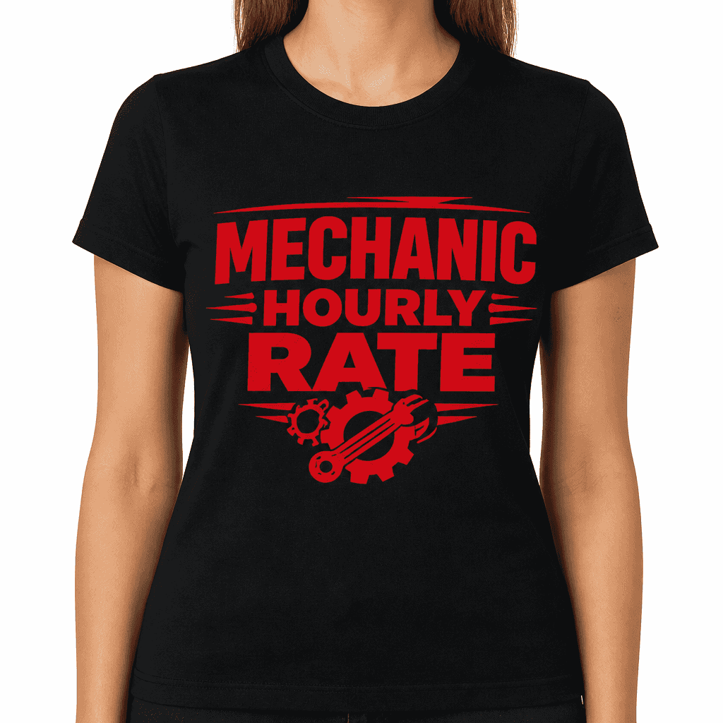 Mechanic Hourly Rate Funny T-Shirt