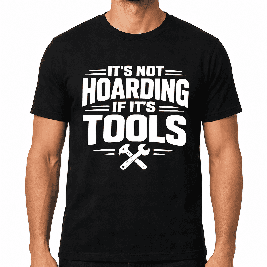 It's Not Hoarding If It's Tools Funny T-Shirt