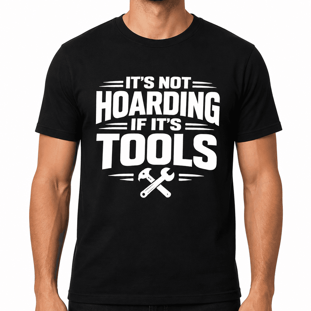 It's Not Hoarding If It's Tools Funny T-Shirt