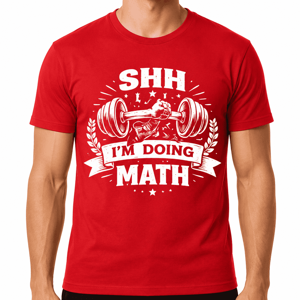 Shh I'm Doing Math Funny T-Shirt