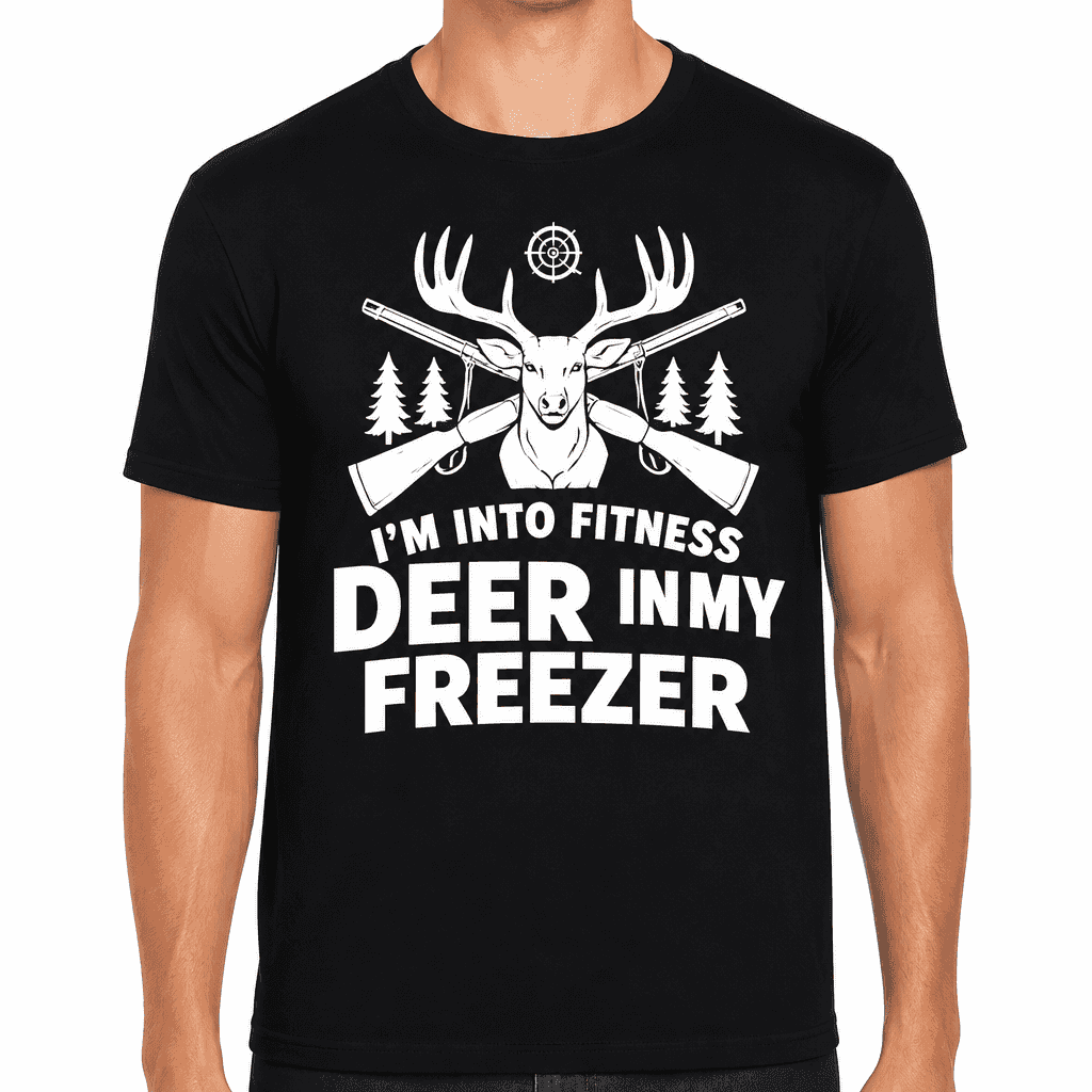 I'm Into Fitness Deer In My Freezer Funny T-Shirt