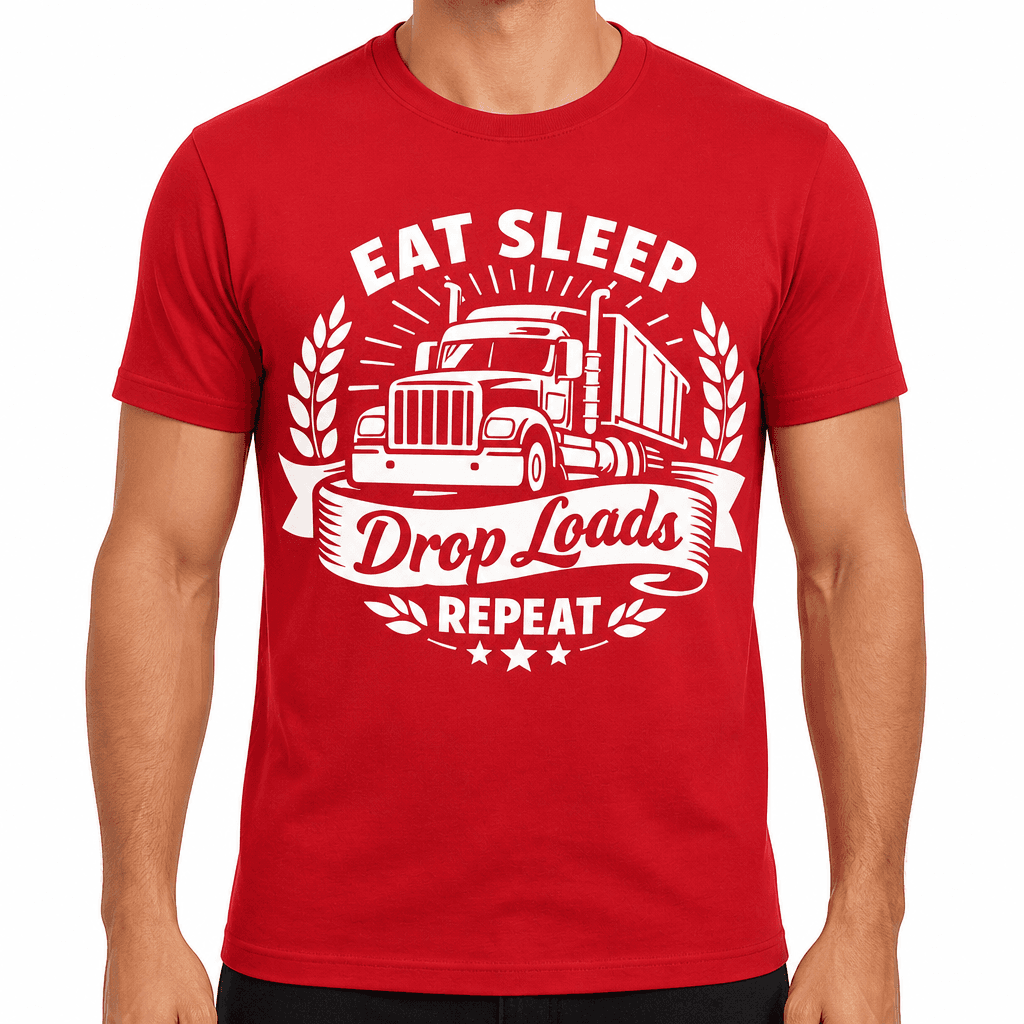 Eat Sleep Drop Loads Repeat Funny T-Shirt