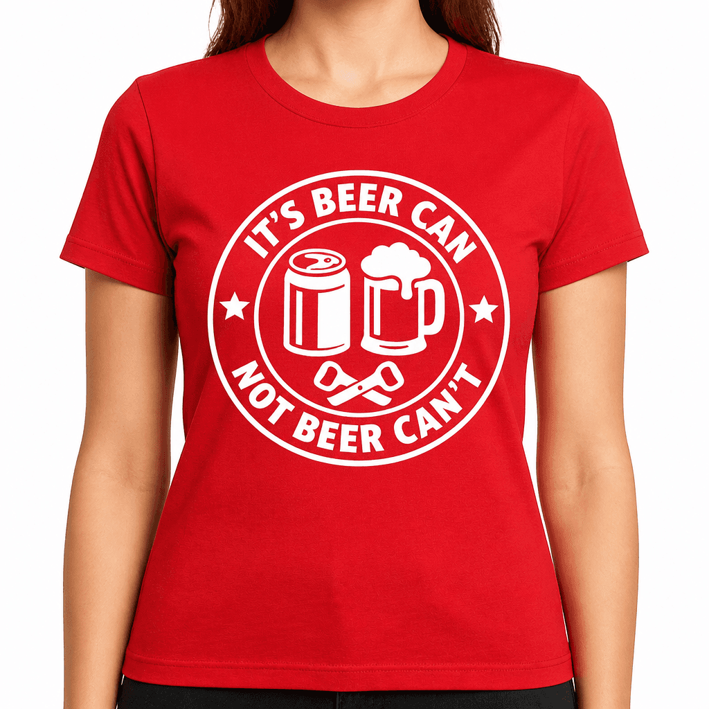 It's Beer Can, Not Beer Can't Funny T-Shirt