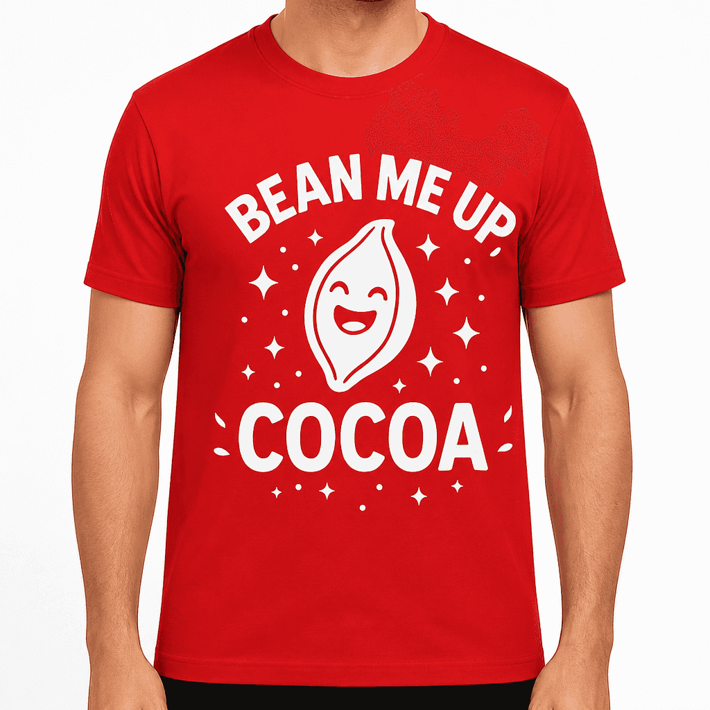 Bean Me Up, Cocoa T-Shirt