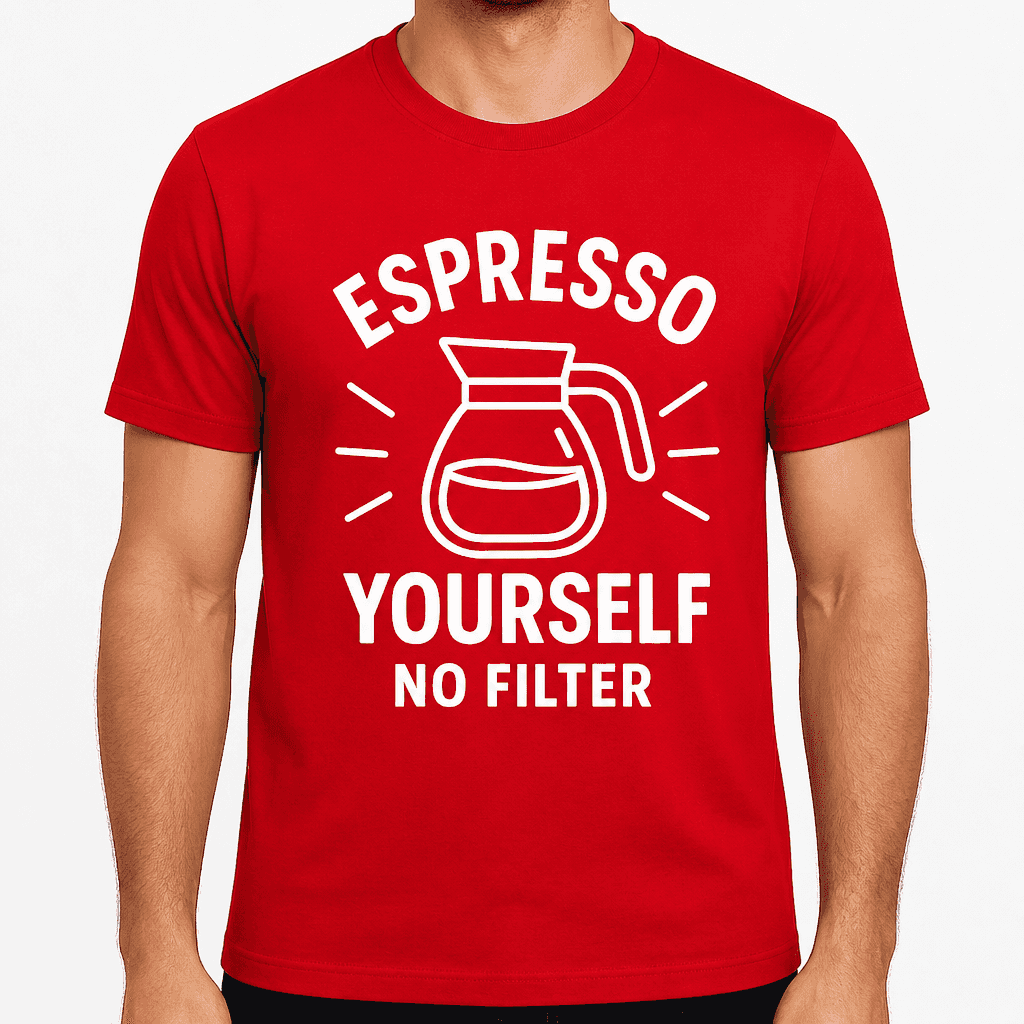 Espresso Yourself, No Filter T-Shirt