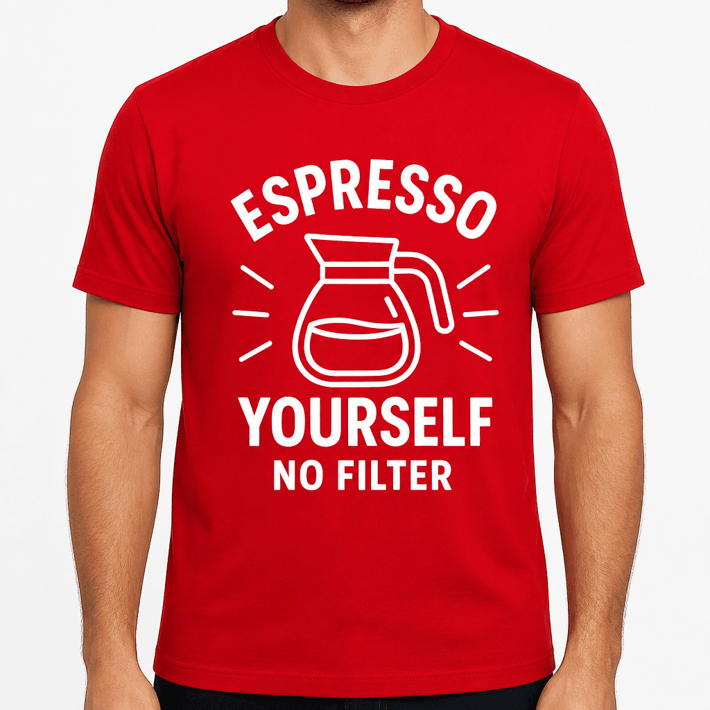Espresso Yourself, No Filter T-Shirt