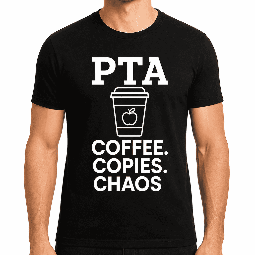 PTA: Coffee. Copies. Chaos. T-Shirt