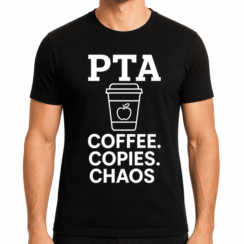 PTA: Coffee. Copies. Chaos. T-Shirt