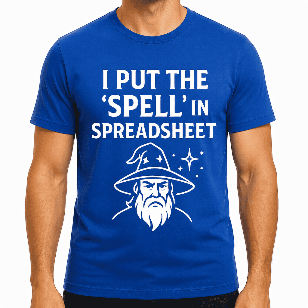 I Put the Spell in Spreadsheet T-Shirt