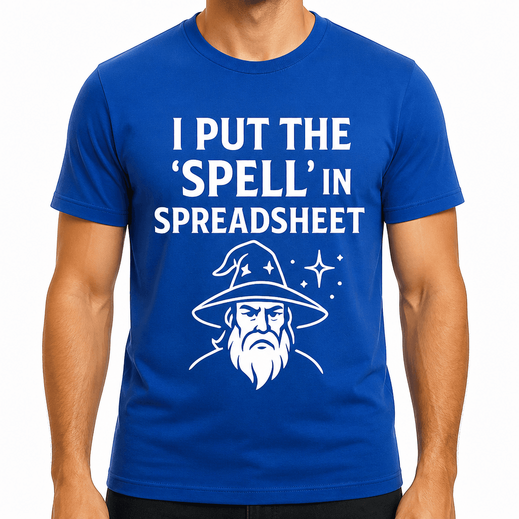 I Put the Spell in Spreadsheet T-Shirt