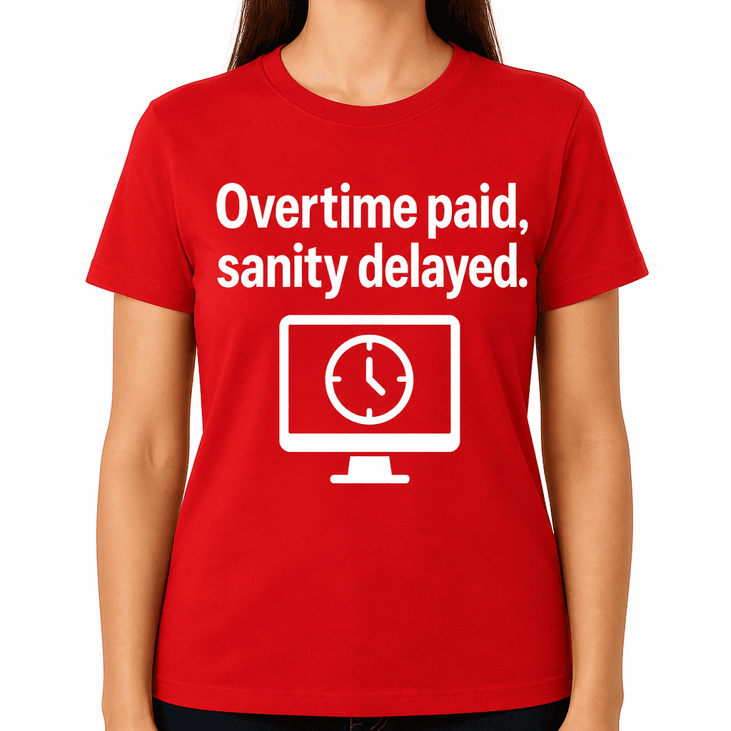 Overtime Paid, Sanity Delayed T-Shirt