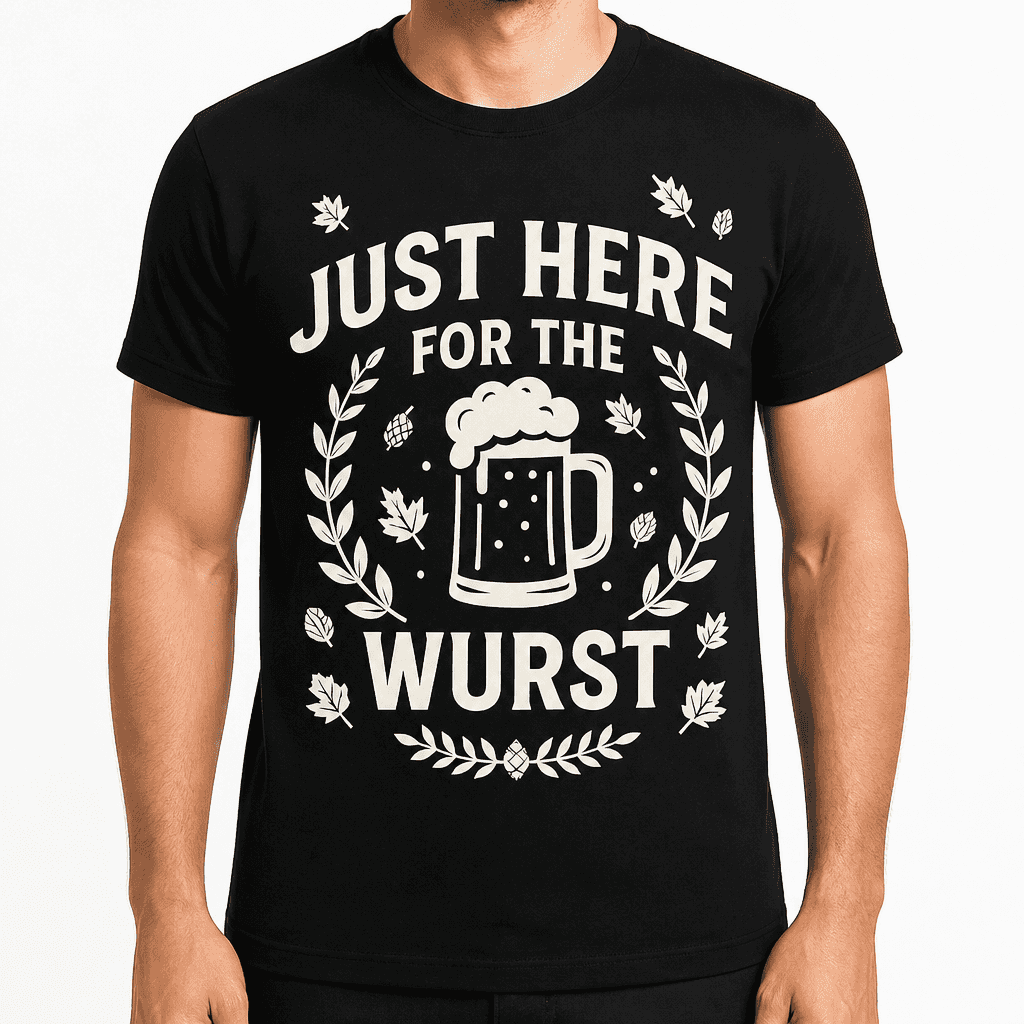 Just Here for the Wurst T-Shirt