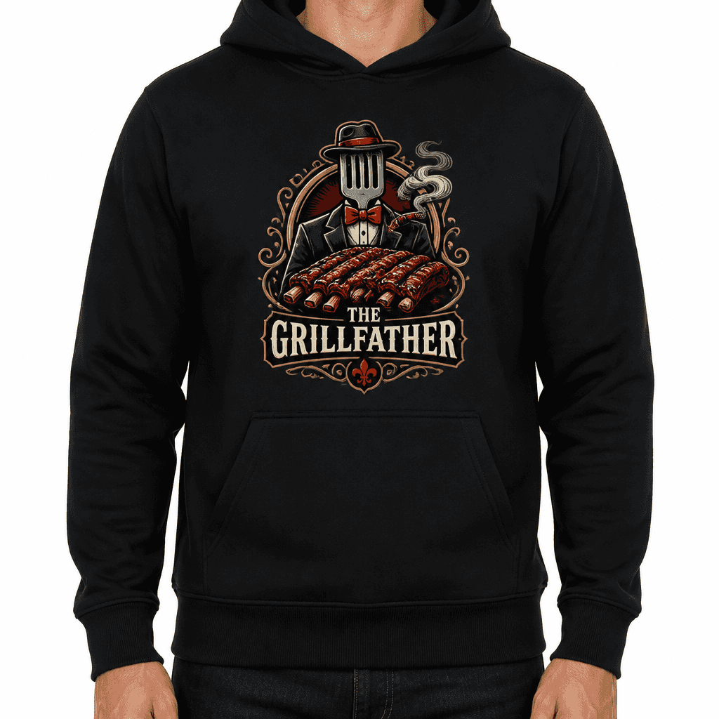 Funny BBQ Hoodie - The Grillfather