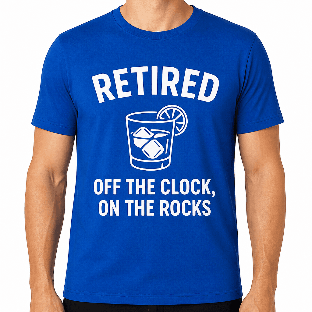 Retired: Off the Clock, On the Rocks T-Shirt