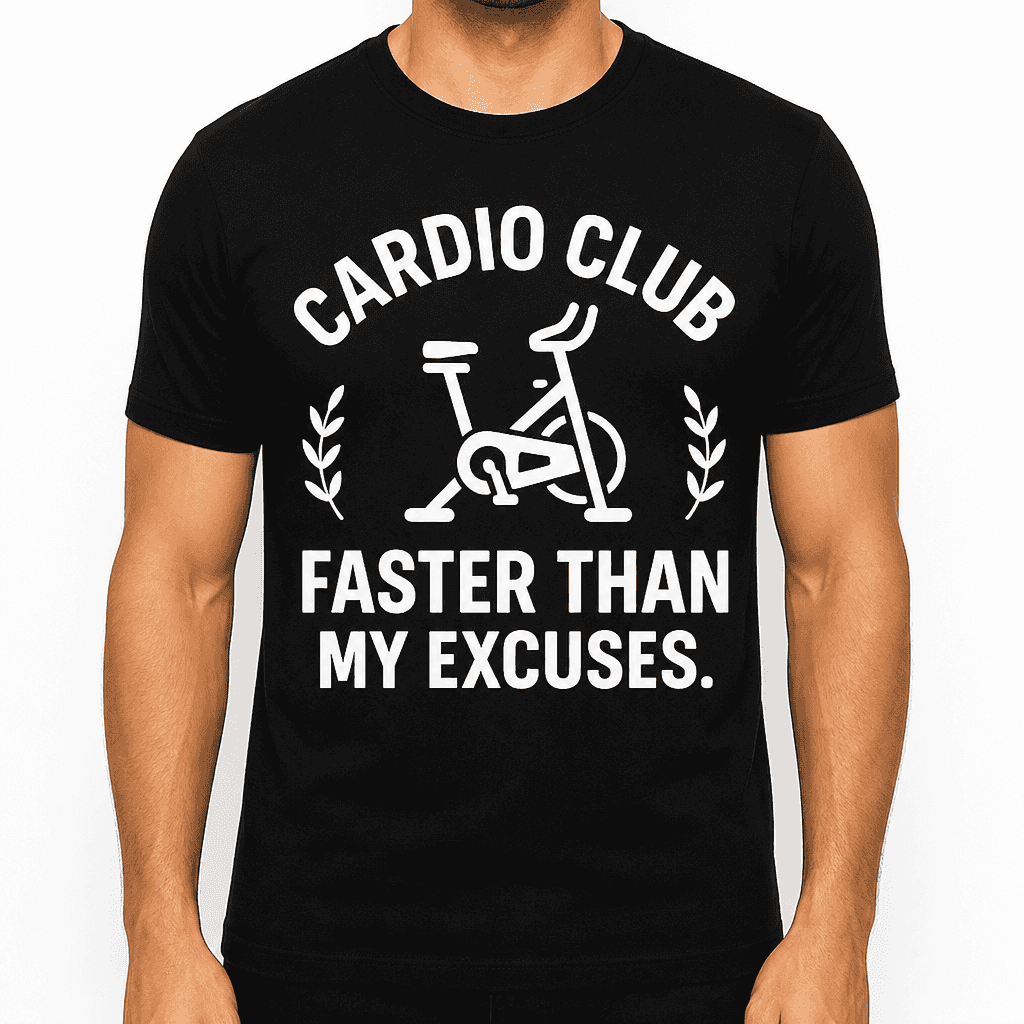 Cardio Club: Faster Than My Excuses T-Shirt