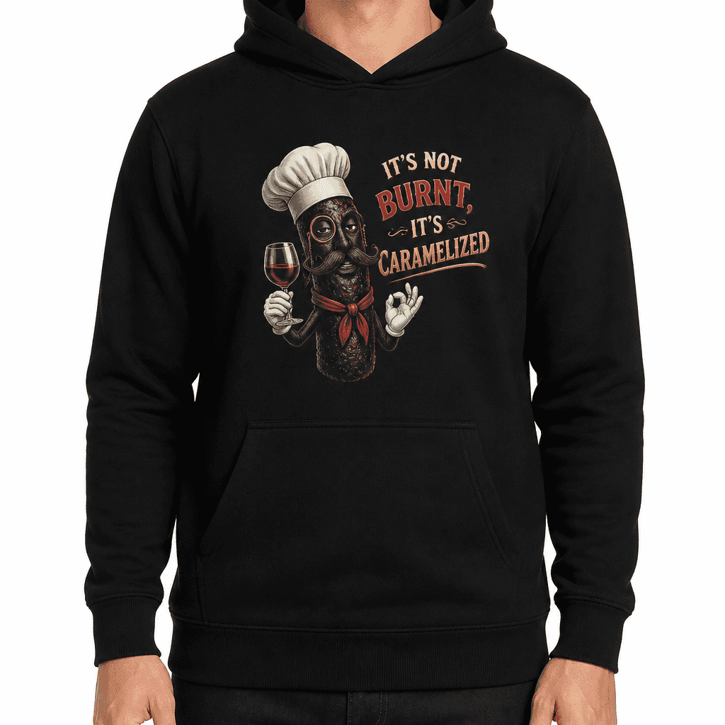 Funny BBQ Hoodie - It's not burnt, it's caramelized