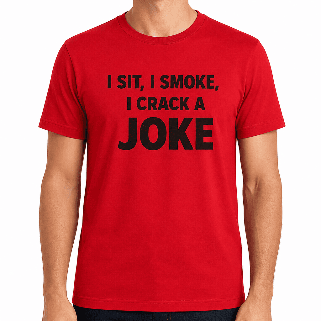 I Sit I Smoke - T-Shirt