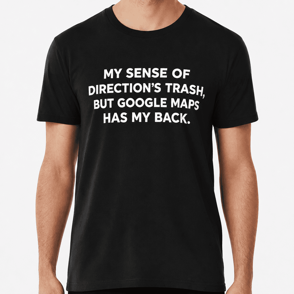 Google Maps Has My Back - T-Shirt