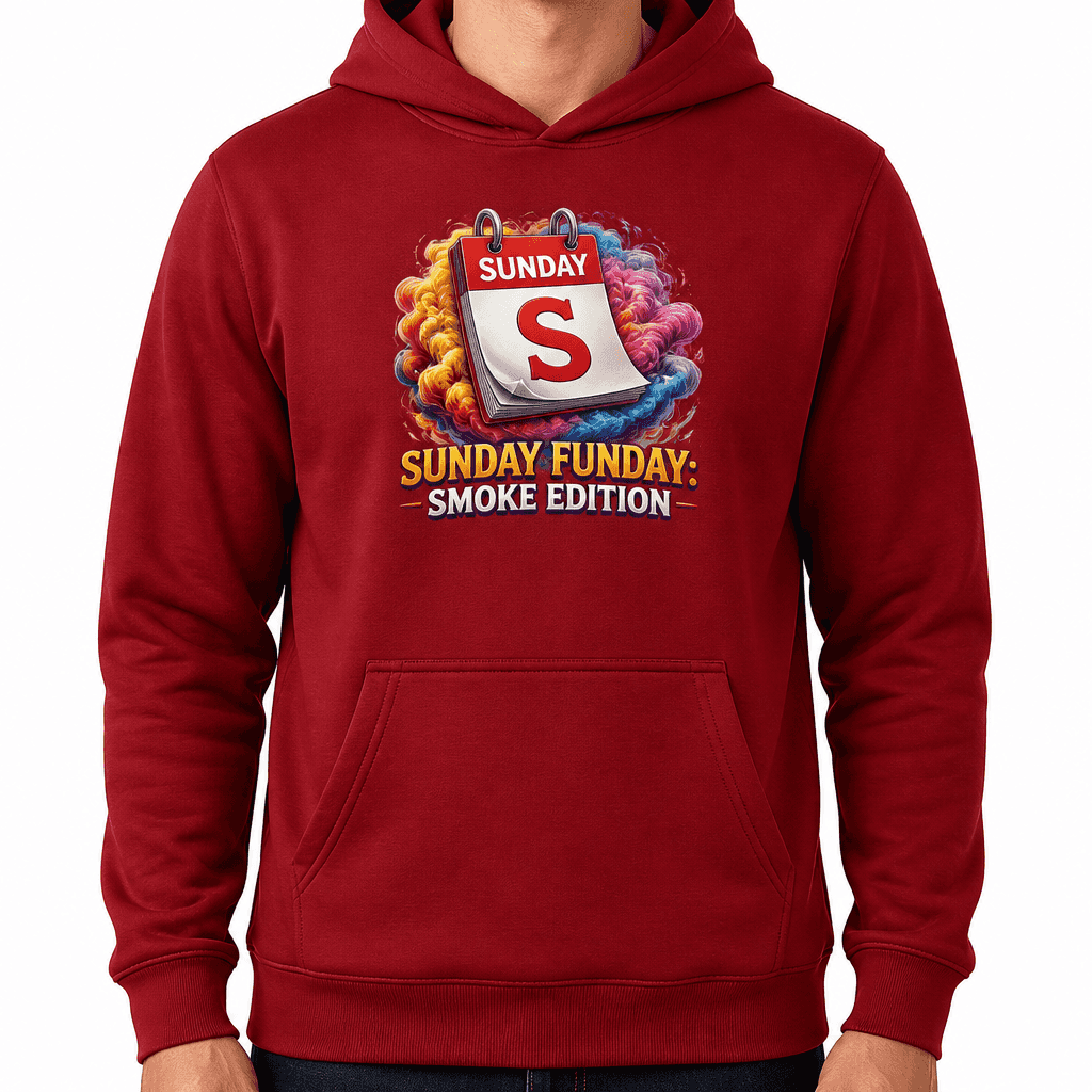 Funny BBQ Hoodie - Sunday funday: smoke edition