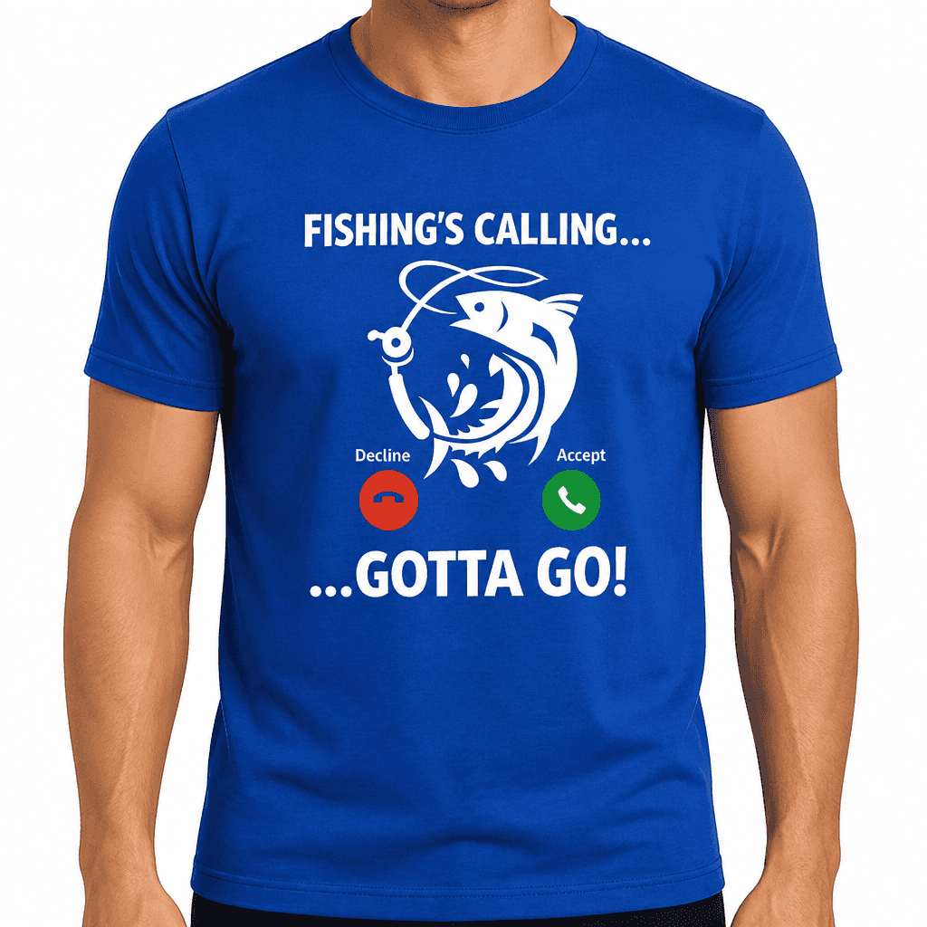 Fishingβs Calling Gotta Go - T-Shirt