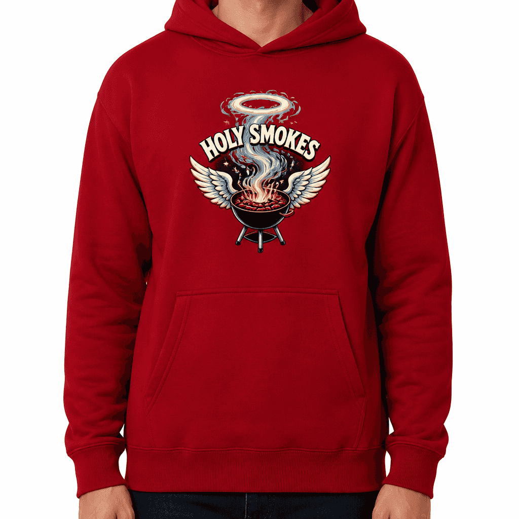 Funny BBQ Hoodie - Holy smokes