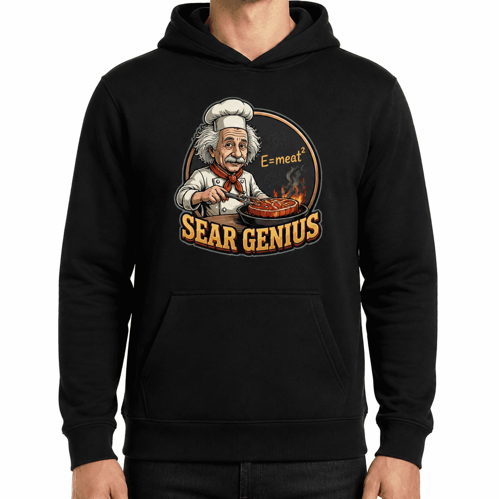 Funny BBQ Hoodie - Sear Genius