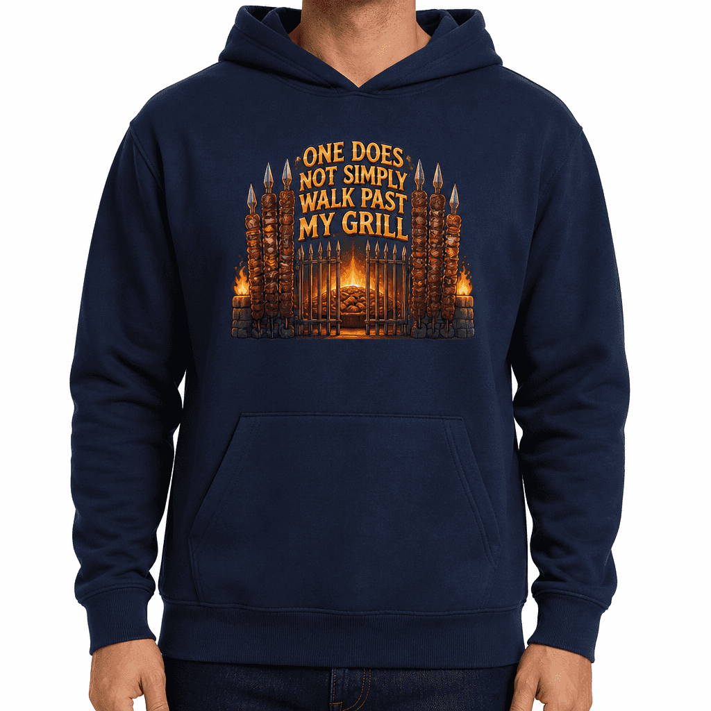 Funny BBQ Hoodie - One does not simply walk past my grill