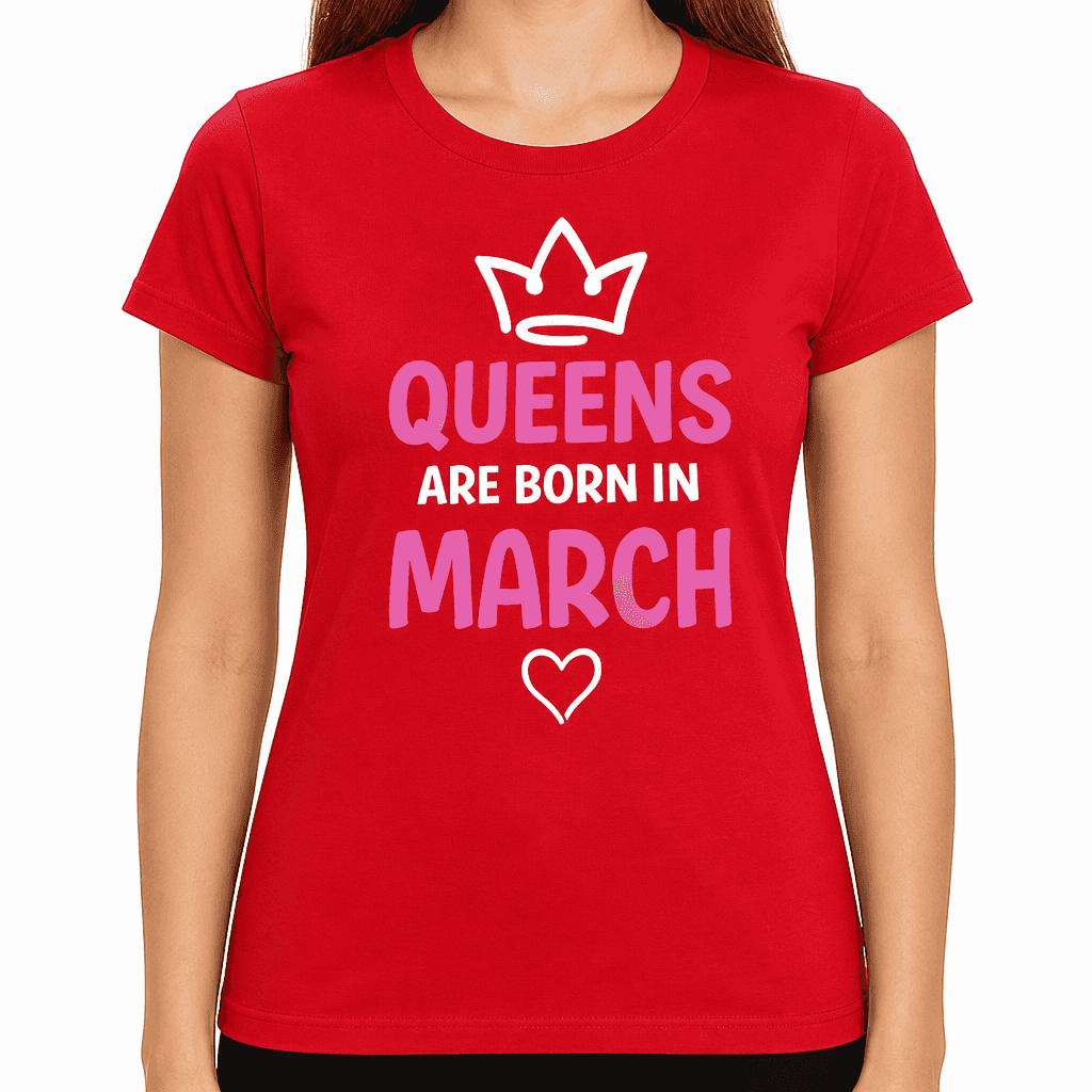 Queens Born in the Month of Your Choice - T-Shirt