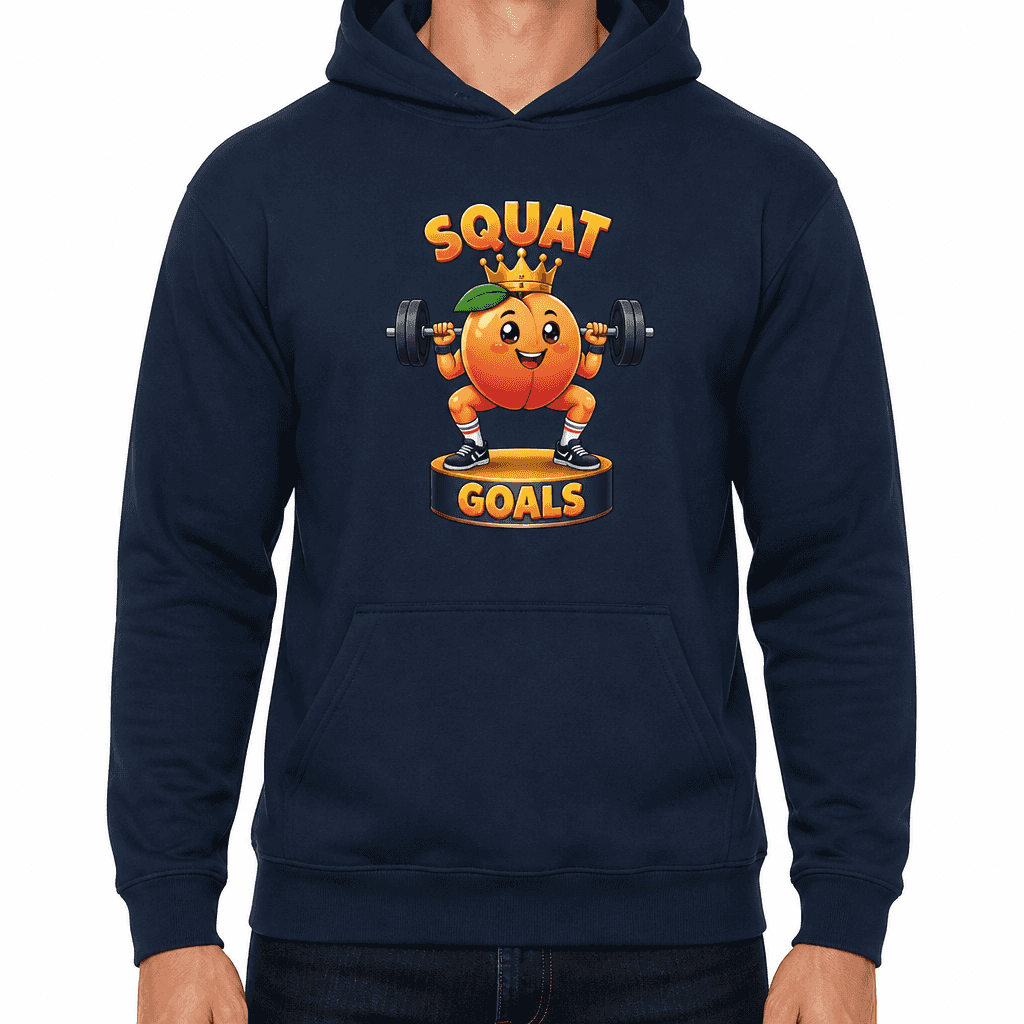 Funny Gym Hoodie - Squat Goals