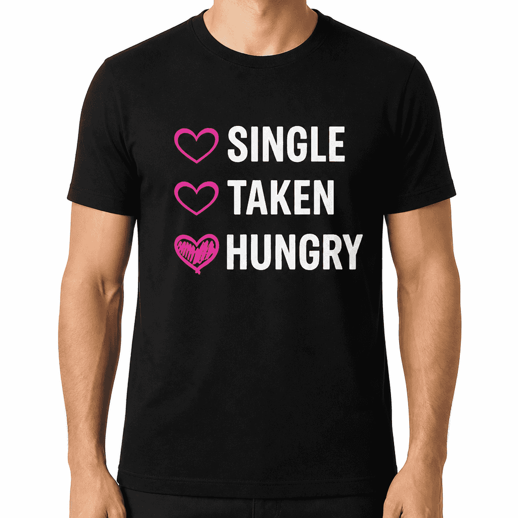 Single Taken Hungry - T-Shirt