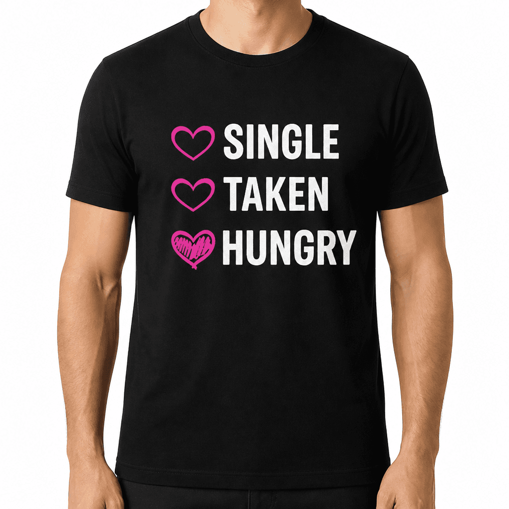 Single Taken Hungry - T-Shirt