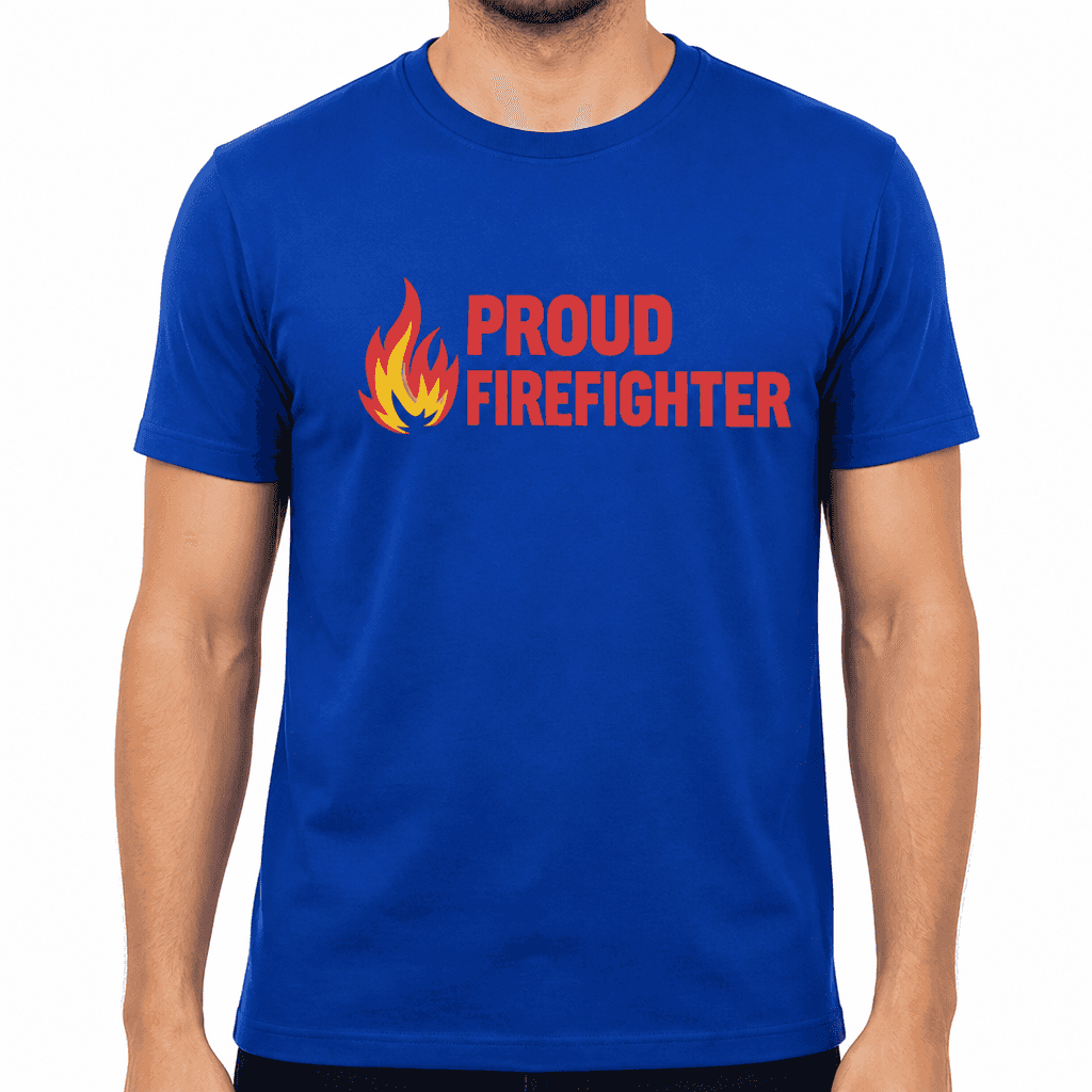 Proud Firefighter for women and men - T-Shirt