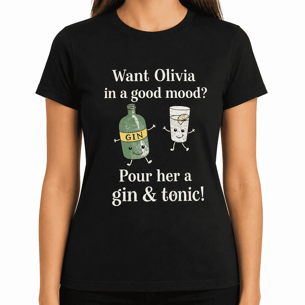 Good Mood Gin & Tonic with your name - T-Shirt