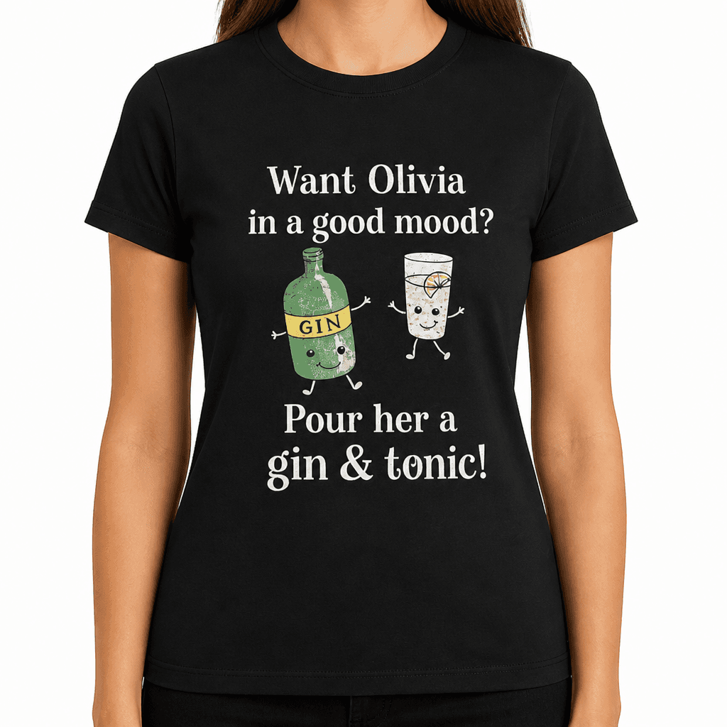 Good Mood Gin & Tonic with your name - T-Shirt