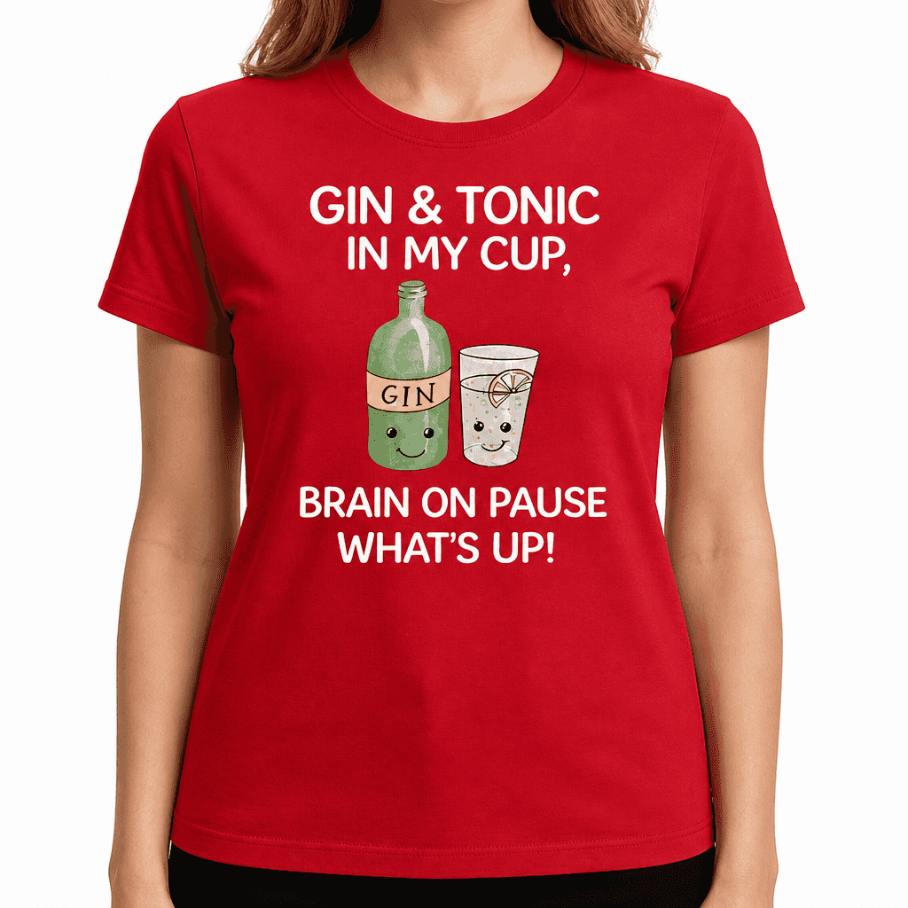 Gin & Tonic Brain - T-Shirt